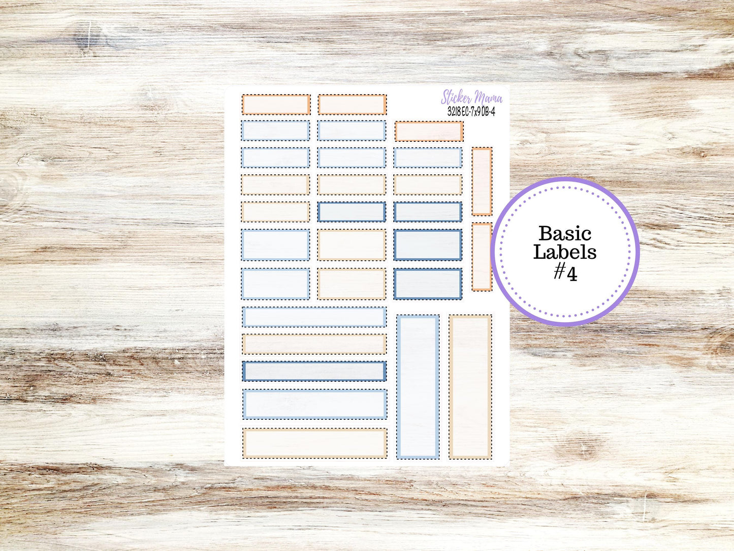 Erin Condren Dashboard Planner Sticker | Kit DB-3218 Blossom Breeze