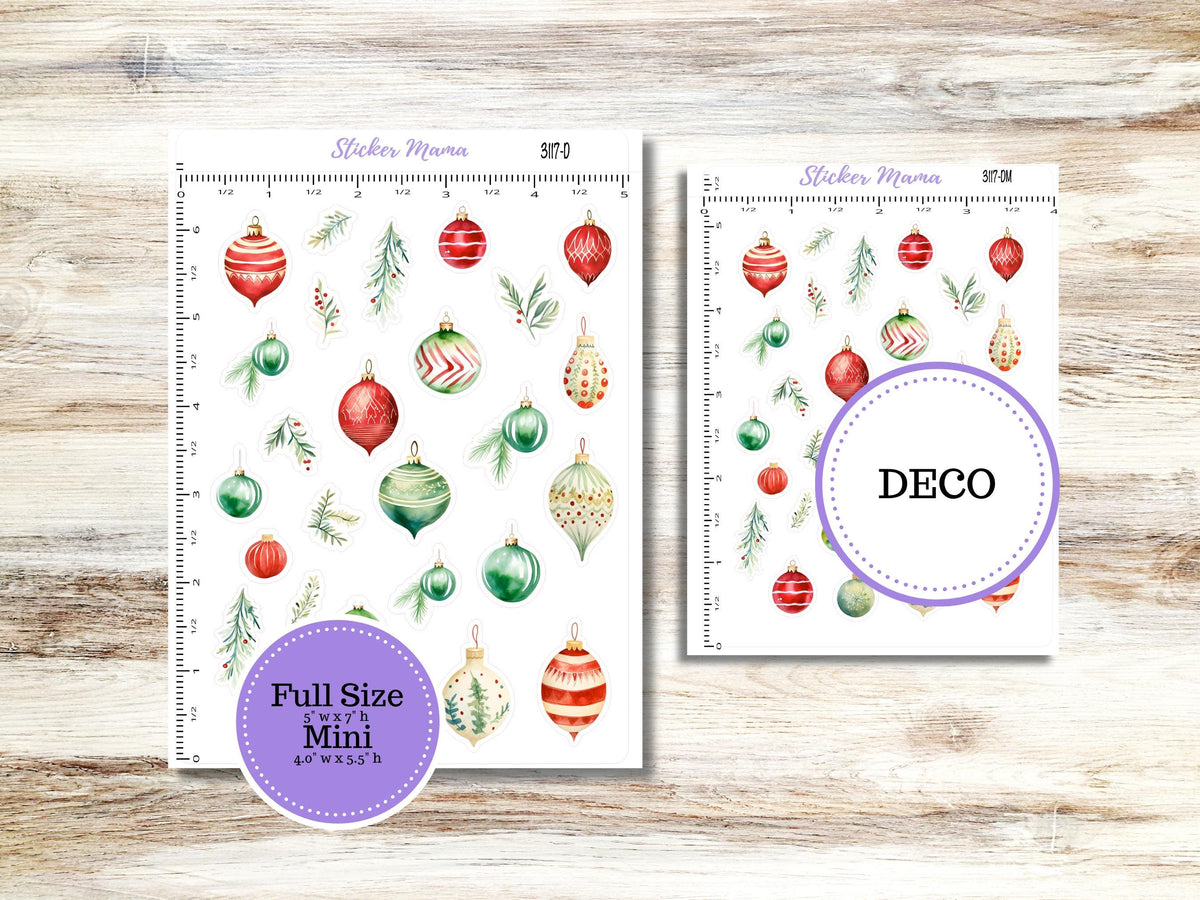 Deco 3117 | Jolly Jewels | Planner Stickers Decorations | Christmas Stickers