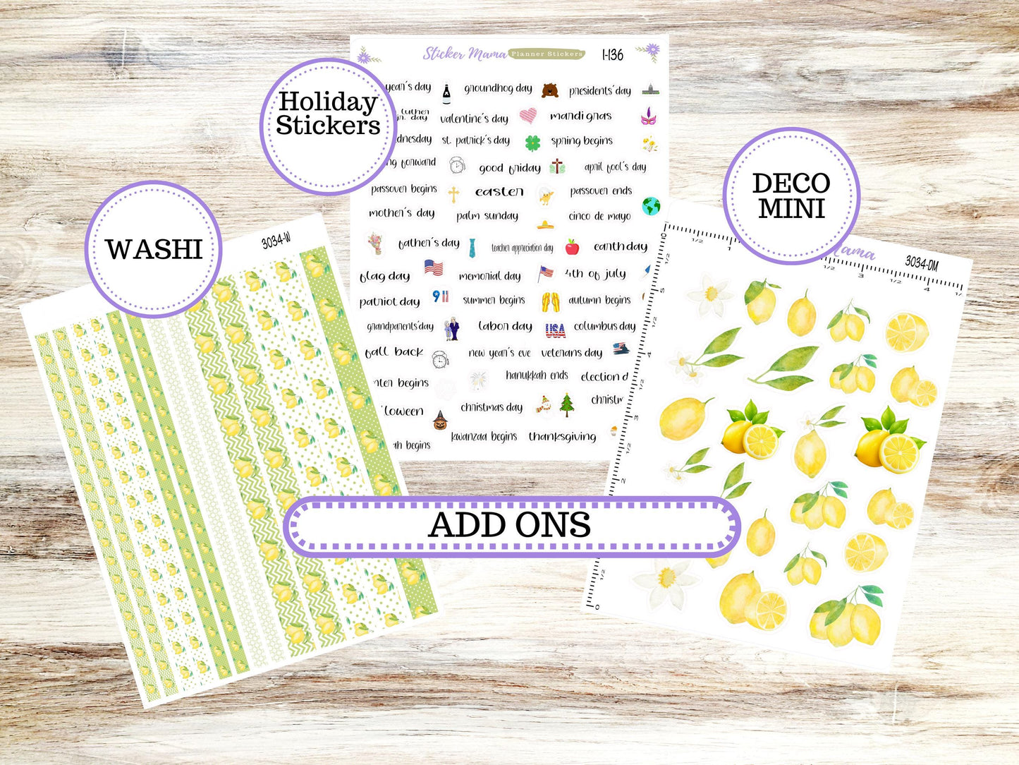 LD Small "The Scout" || PORTRAIT Weekly + Monthly Planner Kit #3034 || Fresh Squeeze || Laurel Denise Kit Portrait  || 11-25