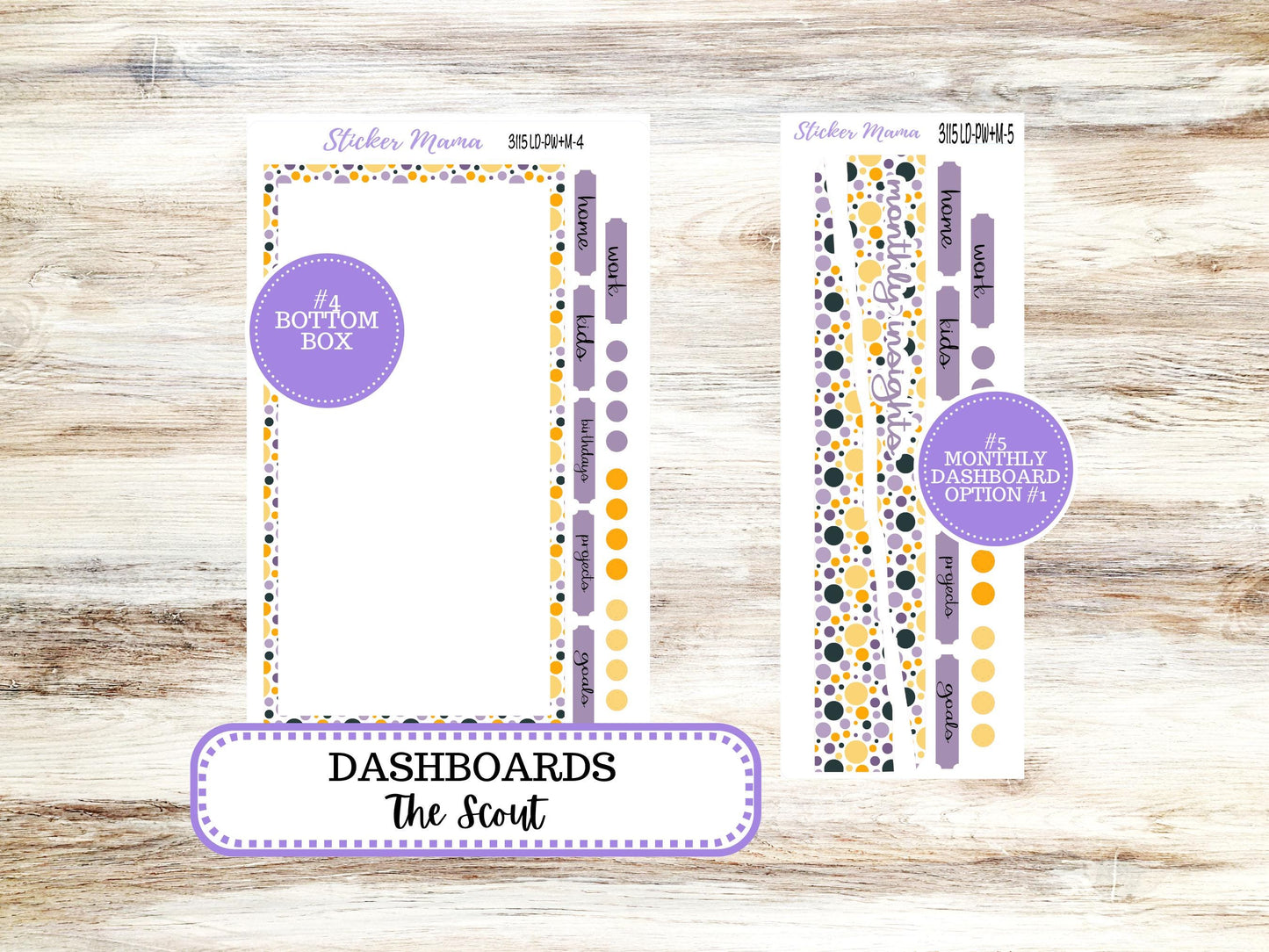 LD "The Scout" || PORTRAIT Weekly + Monthly Planner Kit #3115 || Spooky Palette || Laurel Denise Kit Portrait || Aug 25