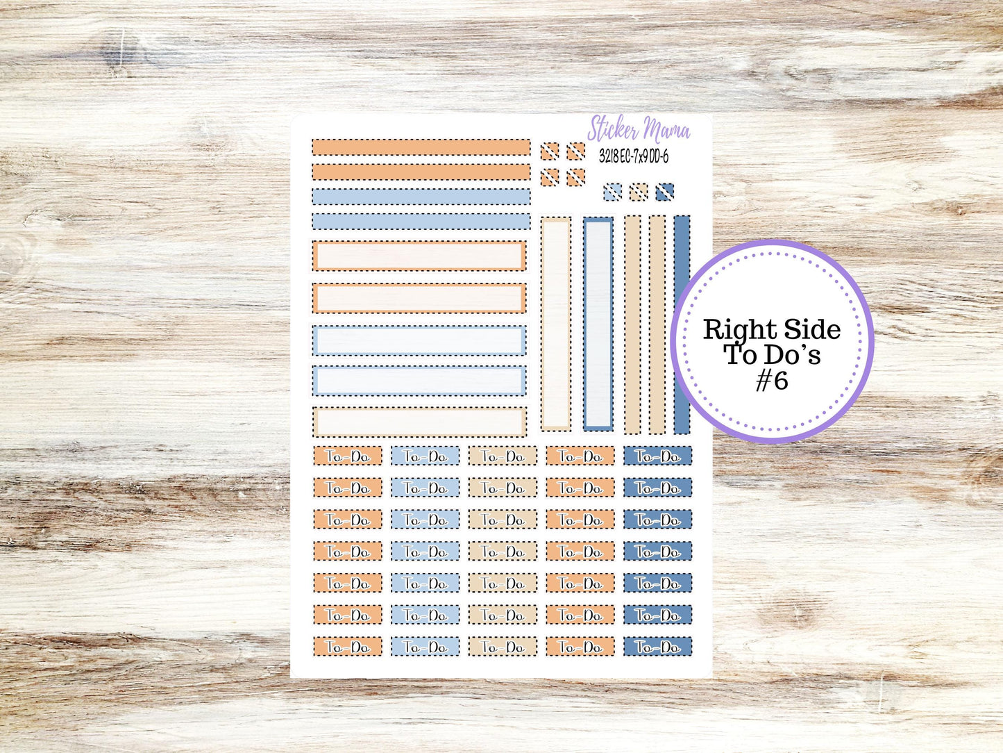 Erin Condren Daily Duo Planner Sticker Kit | 3218 Blossom Breeze
