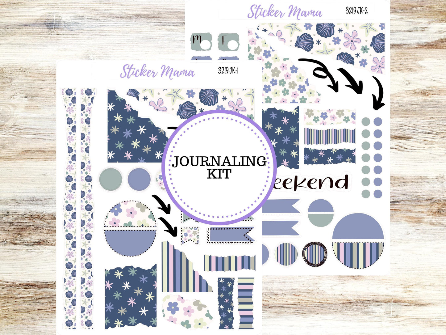 Journal Planner Sticker Kit | Tropical Trinkets 3219