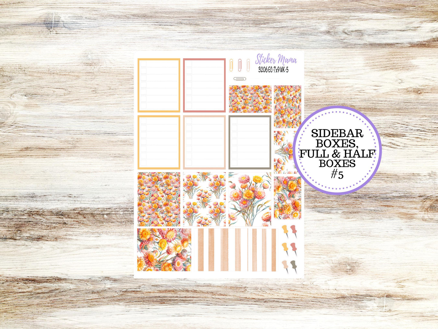 ERIN CONDREN Weekly Planner Kit WK-3206 || September || Weekly Planner Sticker Kit || Erin Condren ||