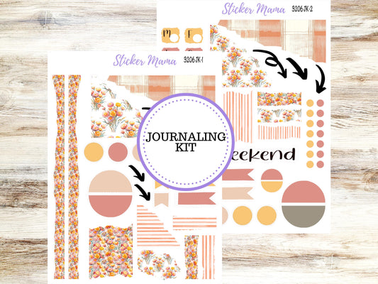 Journal Planner Sticker Kit  | Falling Colors #3206