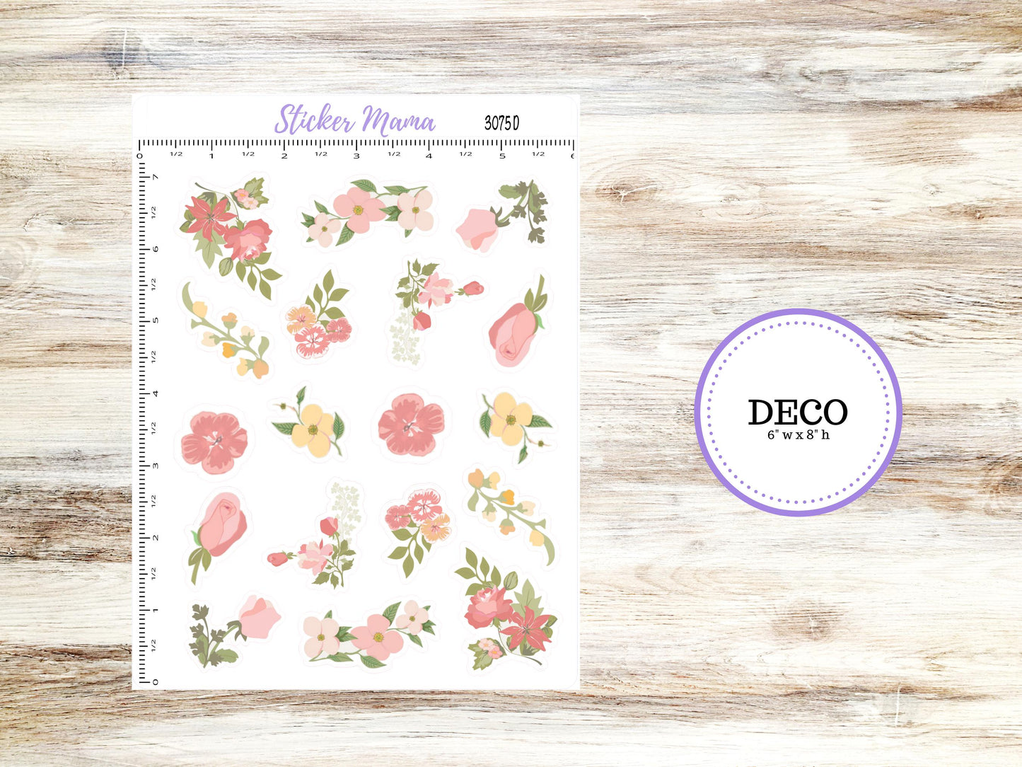 Deco Planner Stickers | Planner Clipart | Shabby Chic #3075