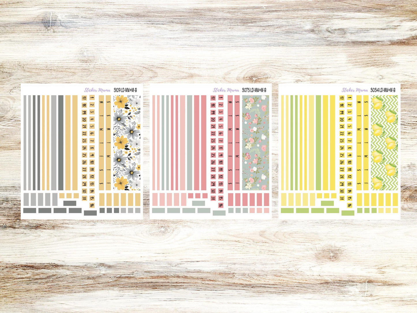 Banner Set || Laurel Denise Small Anne & Nancy || Mini Week + Month || Monthly Header Kit