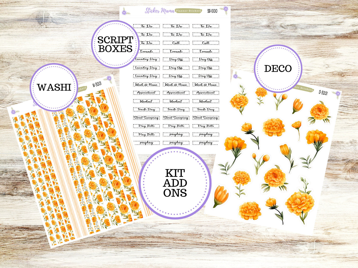 LAUREL DENISE PROJECT  Planner Kit #3201 || Fall Colors || Laurel Denise Kit || Laurel Denise Stickers ||  || Any Month ld