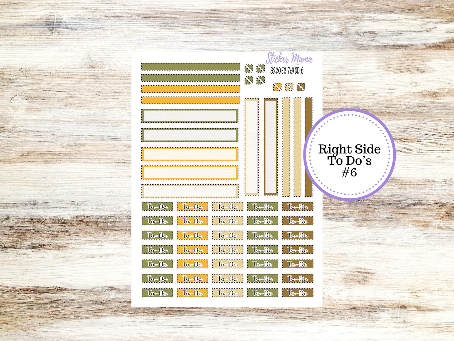 Erin Condren Daily Duo Planner Kit DD 3220 | Sunflower Harvest  | Full Month Kit