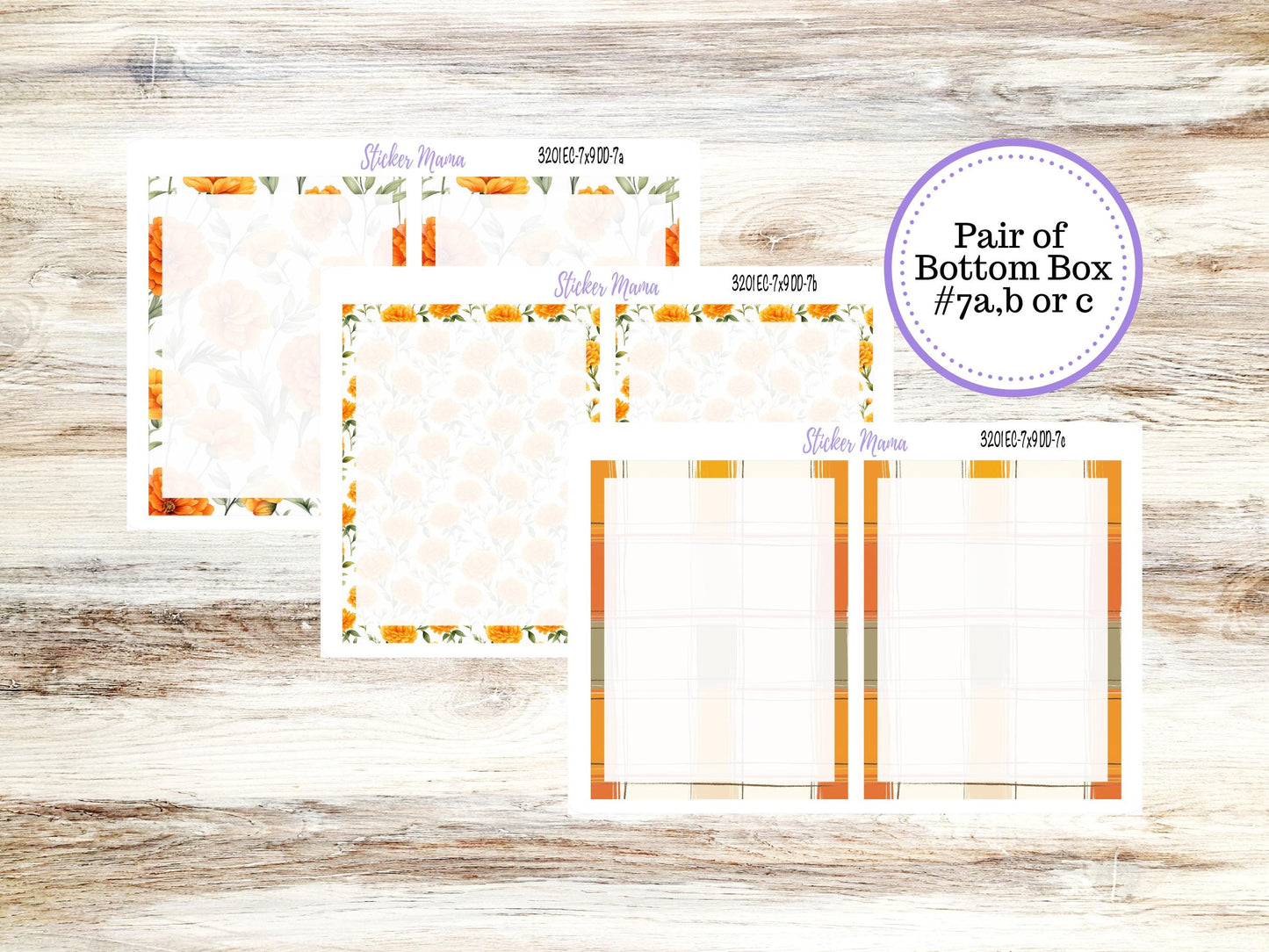 Erin Condren Daily Duo Planner Sticker Kit | 3201 Fall Colors