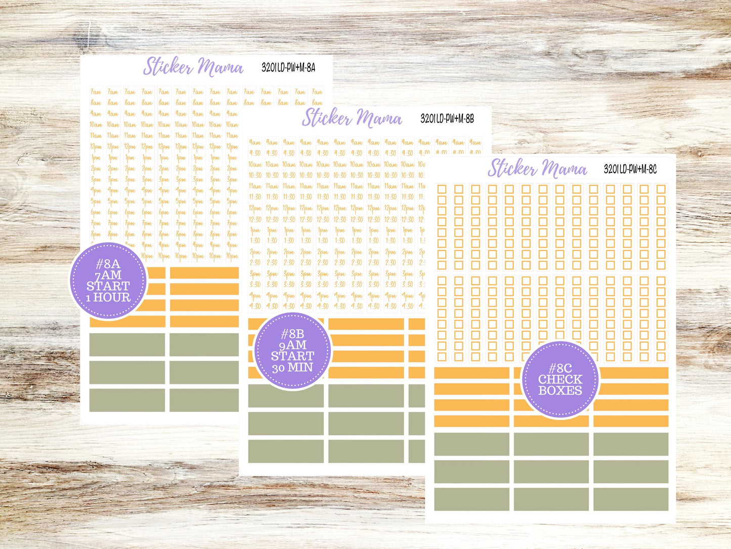 Laurel Denise Large Scout Planner Sticker Kit | Portrait Weekly + Monthly |  Month of your Choice 3201 Fall Colors | 5-26