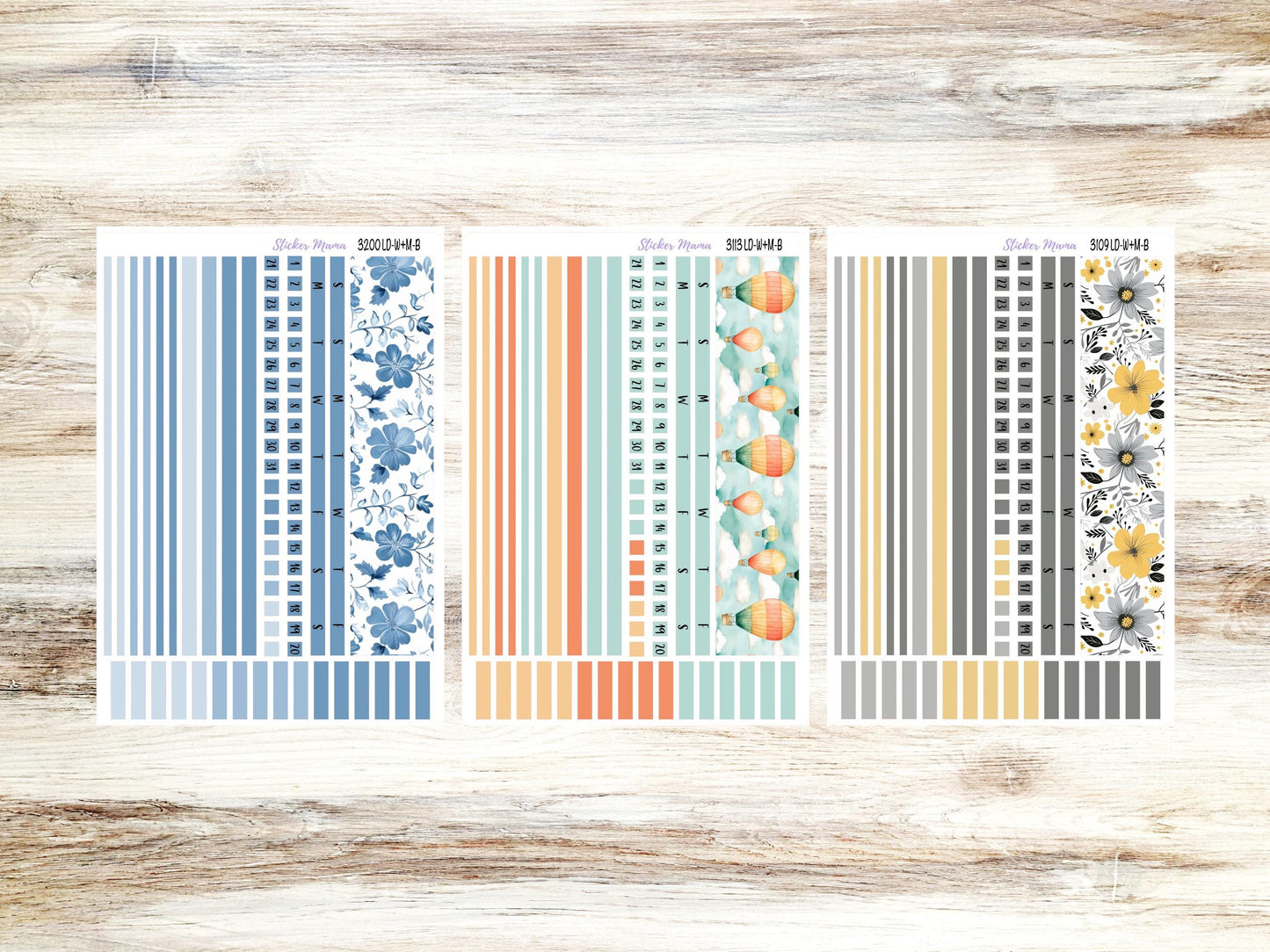 Banner Set || Laurel Denise Large Anne & Nancy || Week + Month || Monthly Header Kit