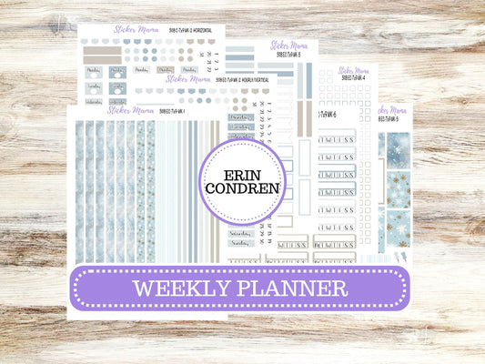 ERIN CONDREN Weekly Planner Kit WK-3118 || January || Weekly Planner Sticker Kit || Erin Condren || 10-25