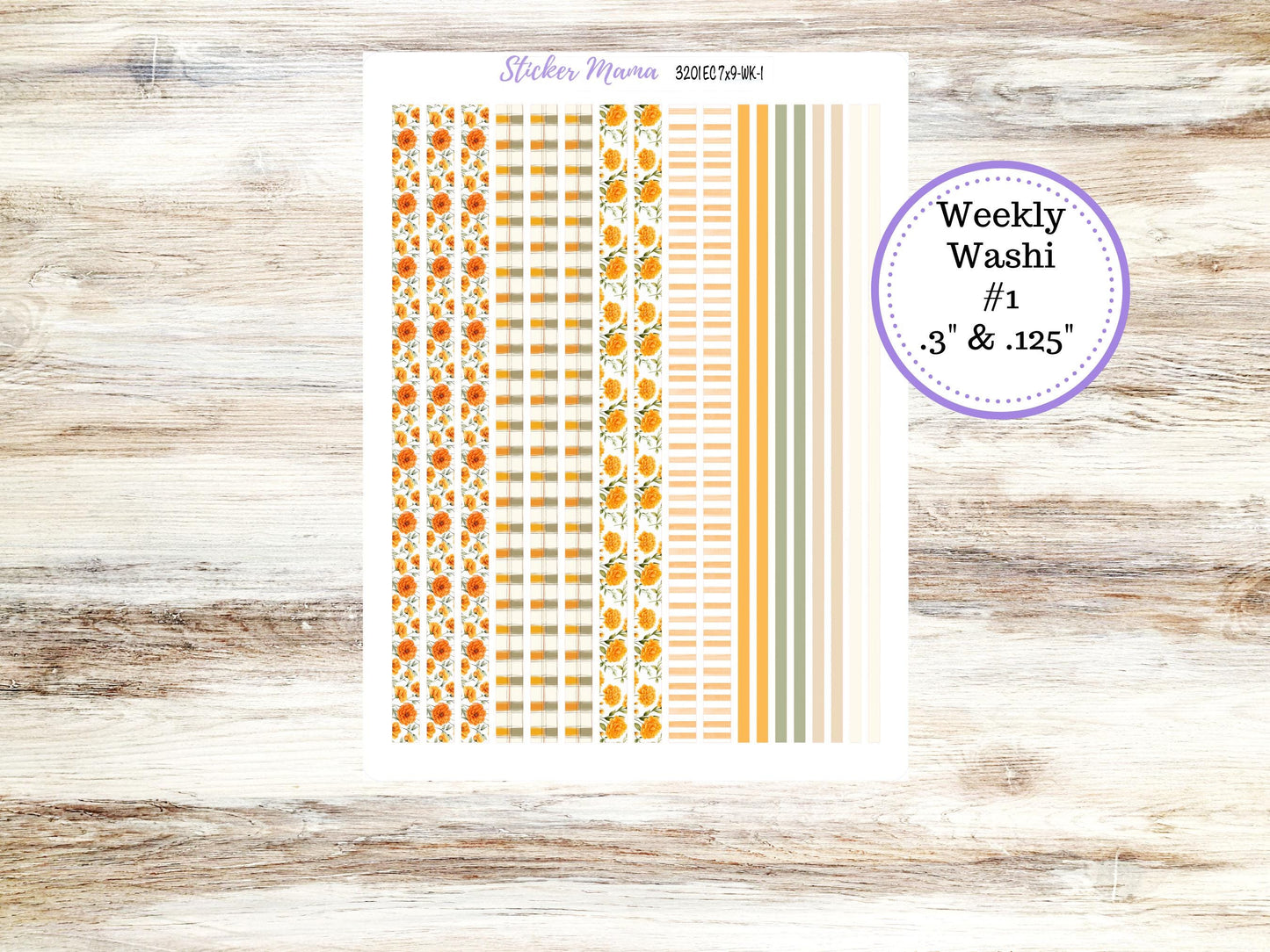 Erin Condren Weekly Planner Kit | Vertical & Hourly Stickers | WK-3201 Fall Colors