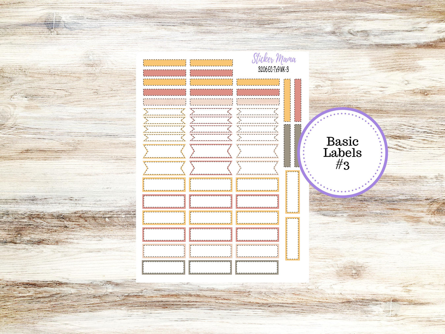 ERIN CONDREN Weekly Planner Kit WK-3206 || September || Weekly Planner Sticker Kit || Erin Condren ||