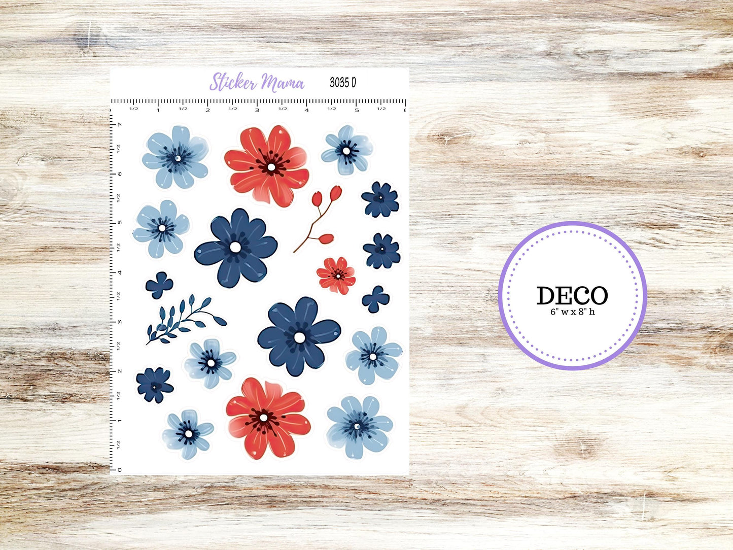 Deco Planner Stickers | 3035 American Dream