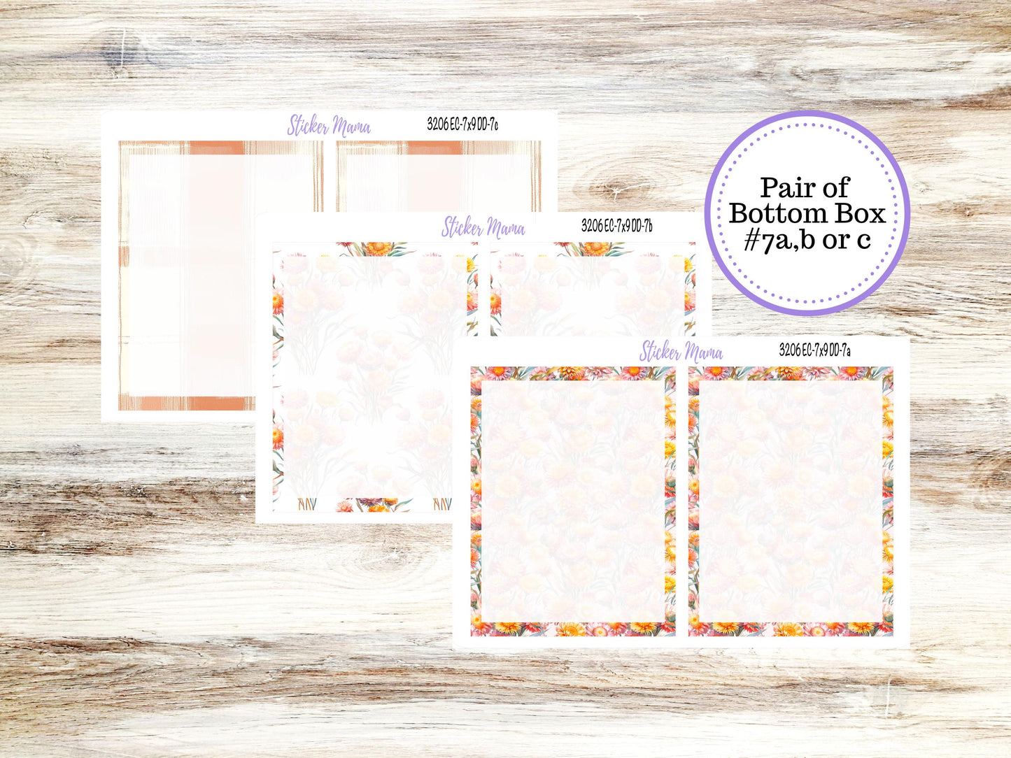 Erin Condren Daily Duo Planner Kit DD-3206 | Falling Colors  | Full Month Kit