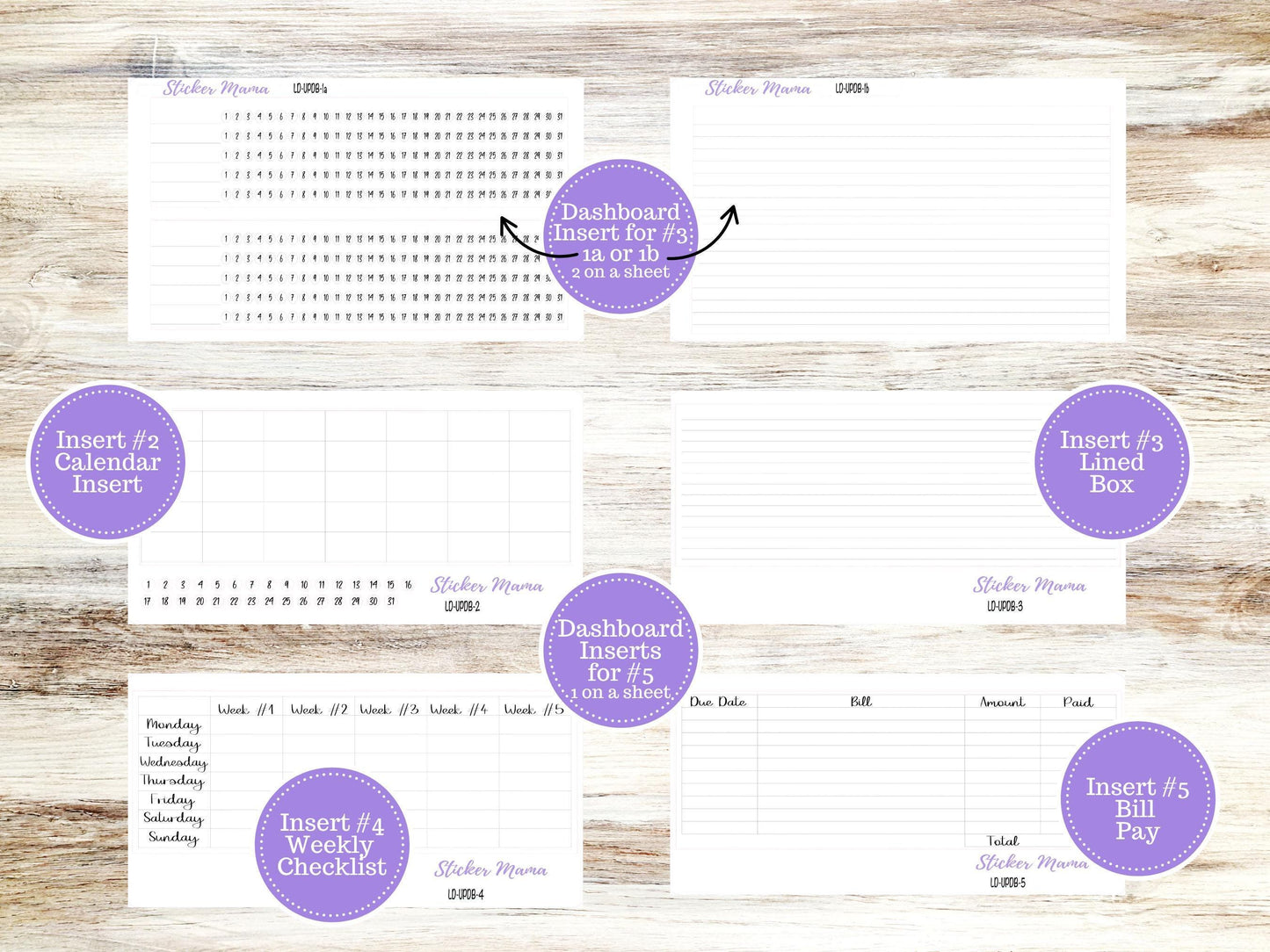 LD POP-UP Week+Month Planner Kit #3205 || Patriotic Festivities || Laurel Denise Kit || Laurel Denise Stickers || April 25