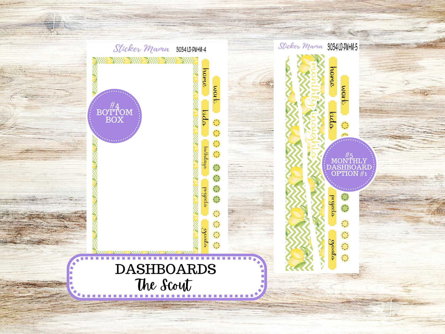 LD Large "The Scout" || PORTRAIT Weekly + Monthly Planner Kit #3034 || Fresh Squeeze || Laurel Denise Kit Portrait  || 11-25