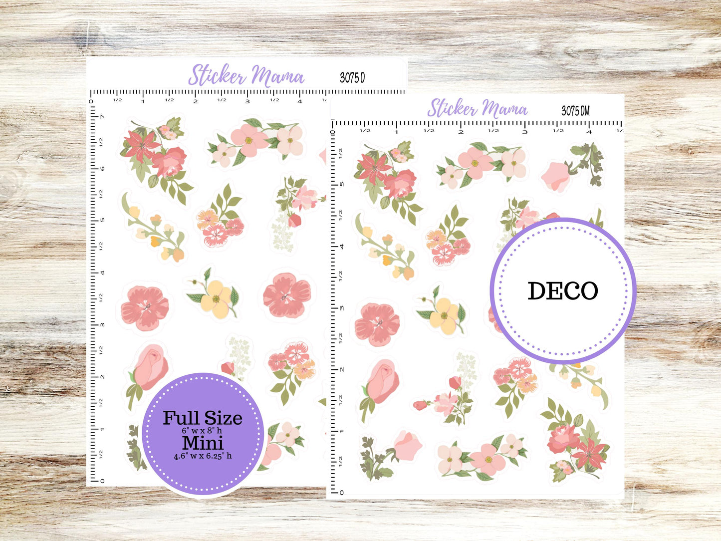 Deco Planner Stickers | Planner Clipart | Shabby Chic #3075