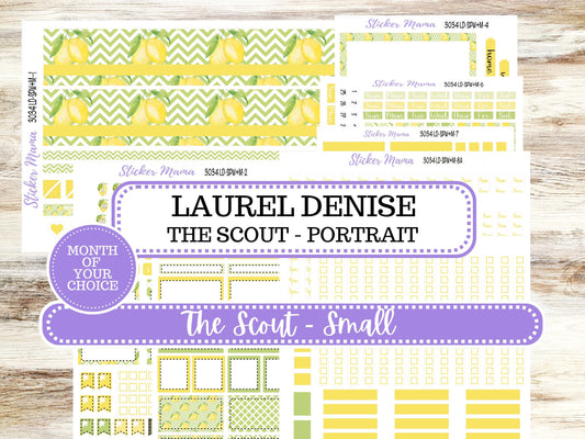 LD Small "The Scout" || PORTRAIT Weekly + Monthly Planner Kit #3034 || Fresh Squeeze || Laurel Denise Kit Portrait  || 11-25