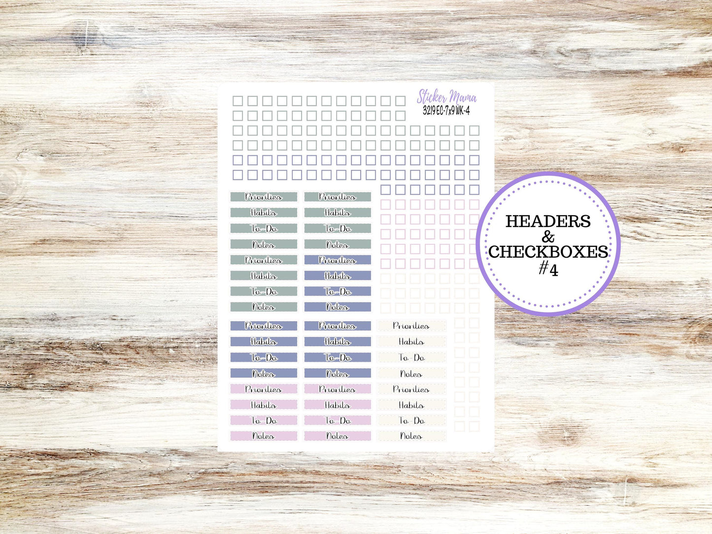 Erin Condren Weekly Planner Kit | Vertical & Hourly Stickers | WK-3219 Tropical Trinkets