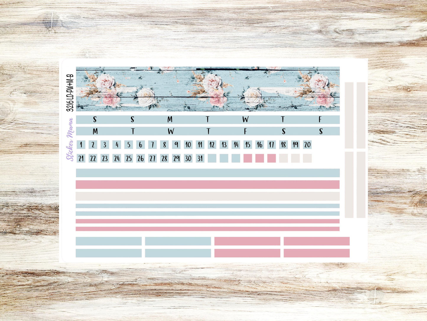 Banner Set | Laurel Denise Large Scout | Portrait Week + Month | Monthly Header Kit