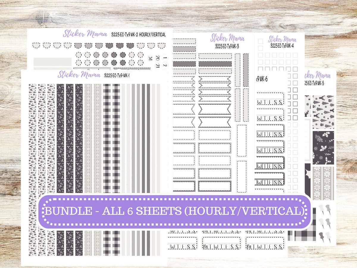 Erin Condren Weekly Planner Kit | WK 3225 Sleek Season