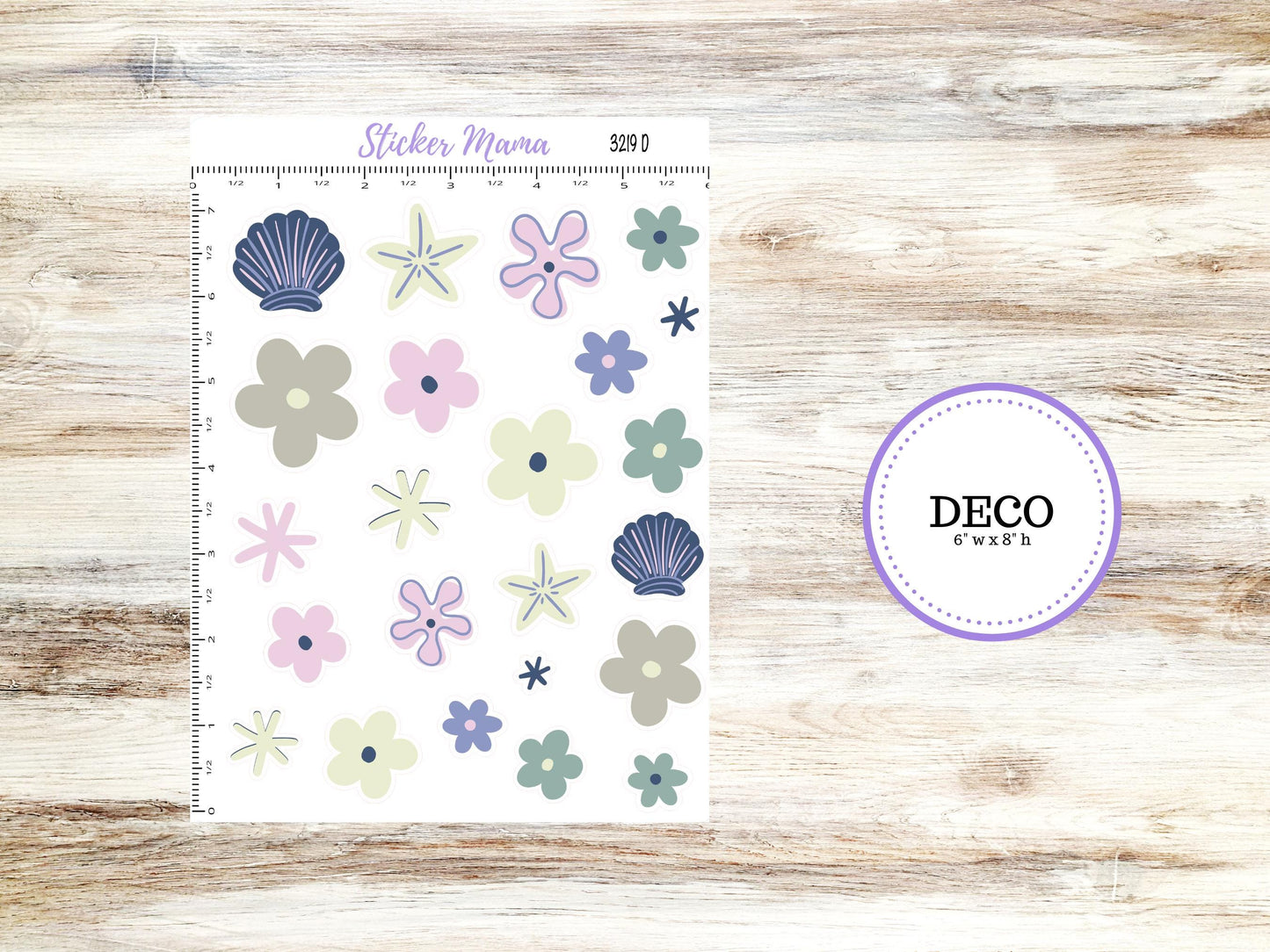 Deco Planner Stickers | Tropical Trinkets 3219