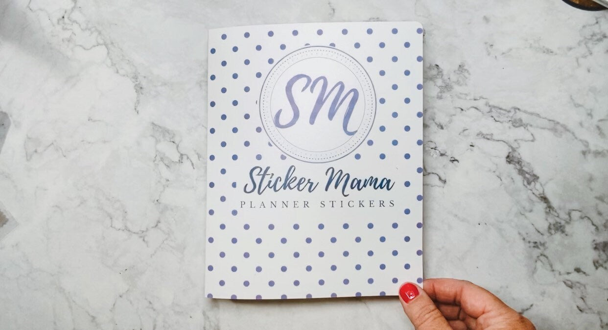 PLANNER STICKER ALBUM 8x6 - Sticker Storage - Sticker Book - Planner Storage - Sticker Album, Planner Sticker Book, Sticker Planner Book