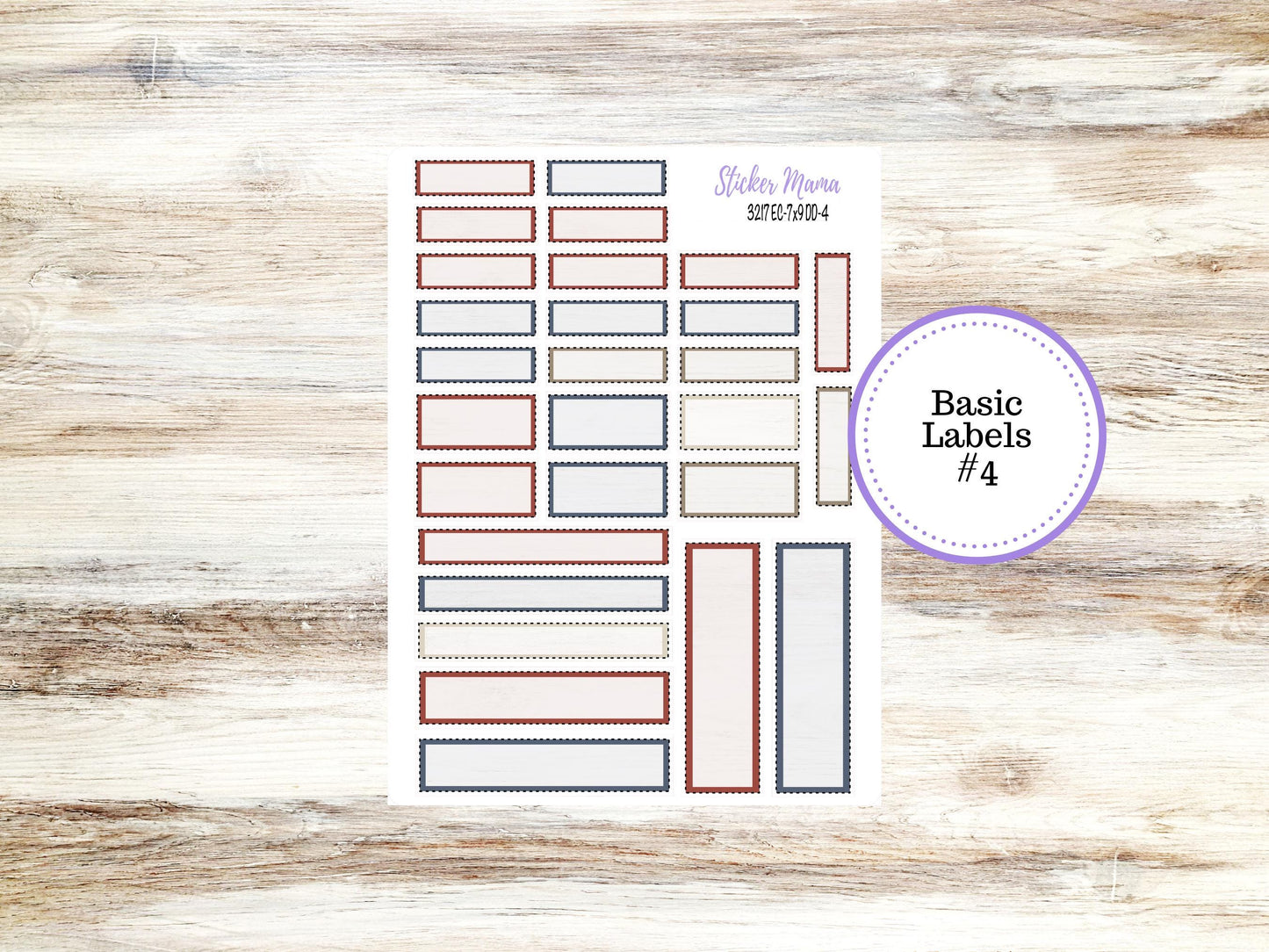 Erin Condren Daily Duo Planner Sticker Kit | 3217 Old Glory