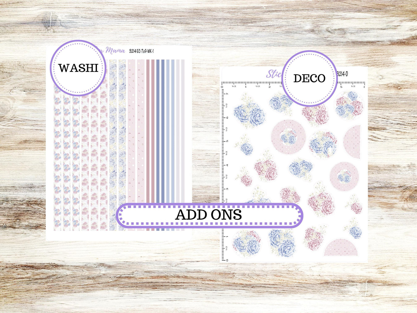 LD "The Valerie" || TEACHER Week + Month Planner Kit #3214 || April Peony Palace || Laurel Denise Teacher Planner | 12-25