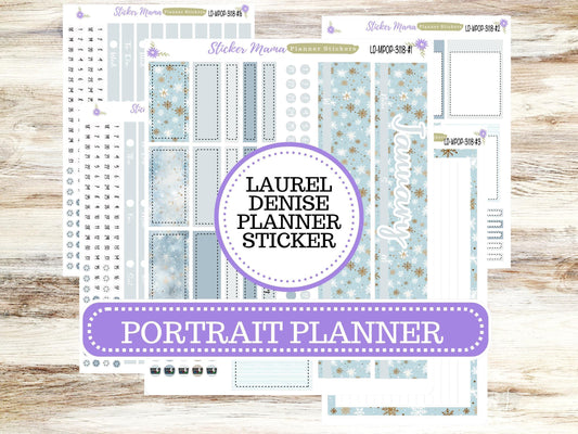 LAUREL DENISE PORTRAIT January Planner Kit #3118 || Arctic Frost || Laurel Denise Kit || Laurel Denise Stickers ||  || January ld