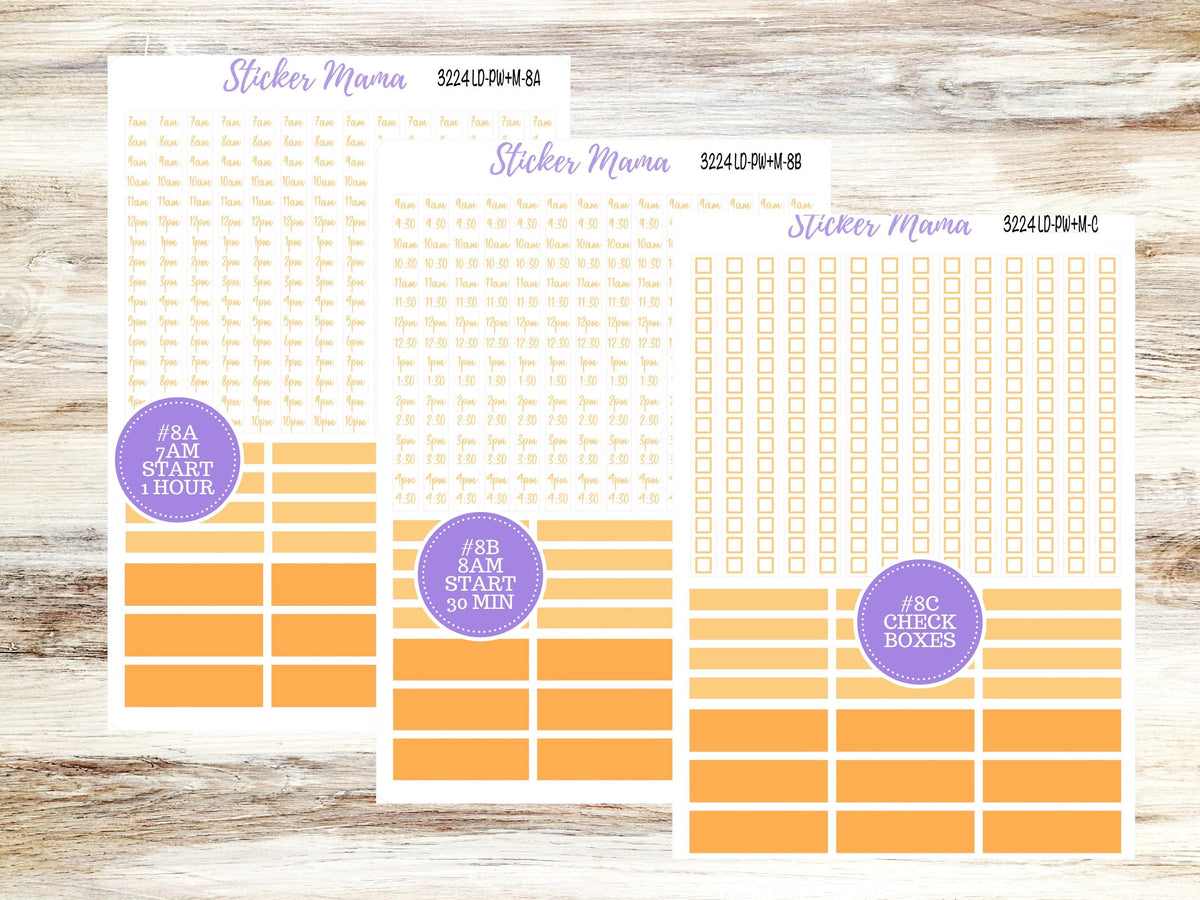 Laurel Denise Large Scout Planner Sticker Kit | Portrait Weekly + Monthly | Month of your Choice Fall | 3224 Fall Polka Dot | 8-26
