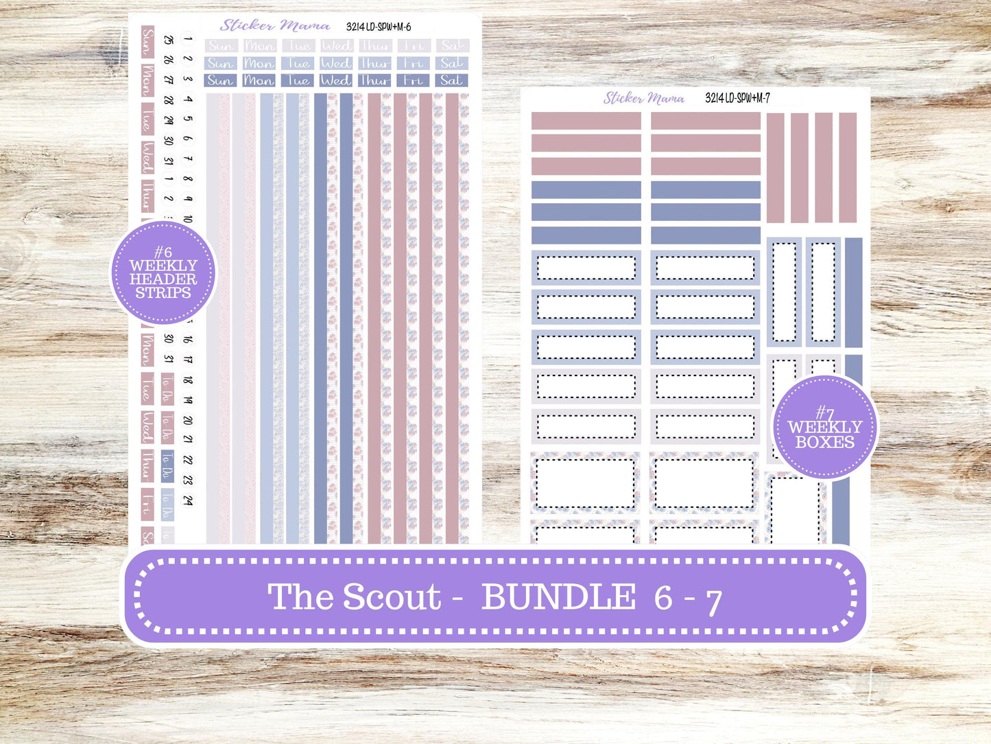 LD Small "The Scout" || PORTRAIT Weekly + Monthly Planner Kit #3214 || April Peony Palace || Laurel Denise Kit Portrait  || 12-25