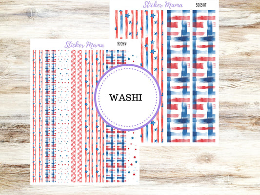 Washi Planner Stickers | 3205 Patriotic Festivities