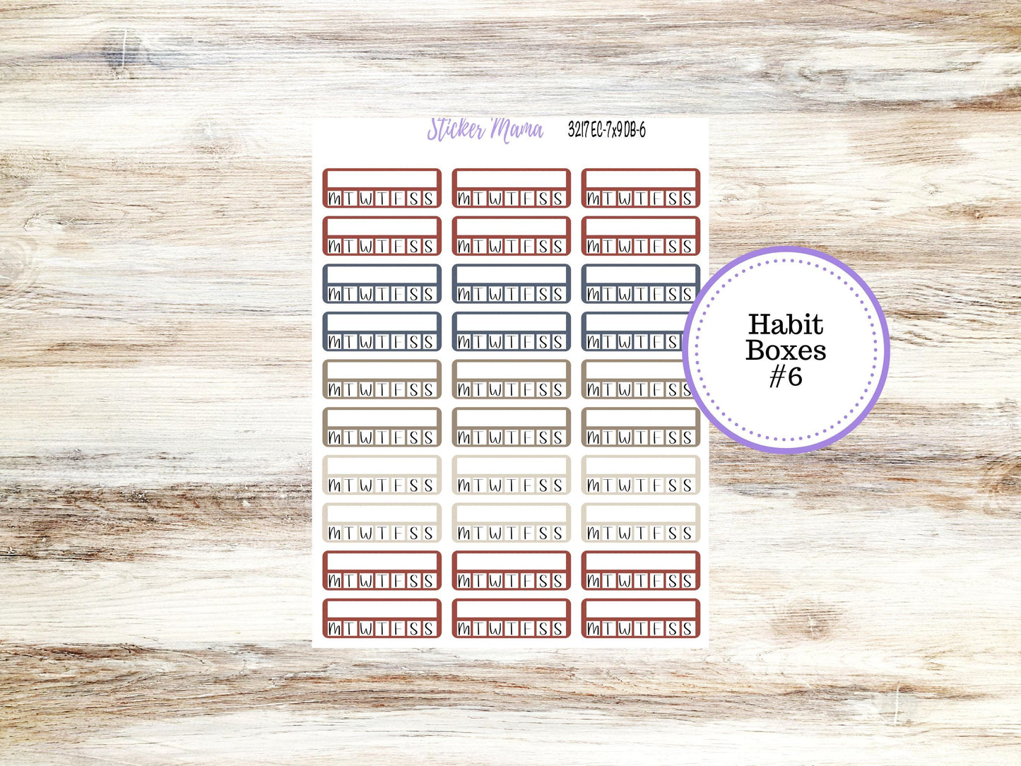 Erin Condren Dashboard Planner Sticker | Kit DB-3217 Old Glory