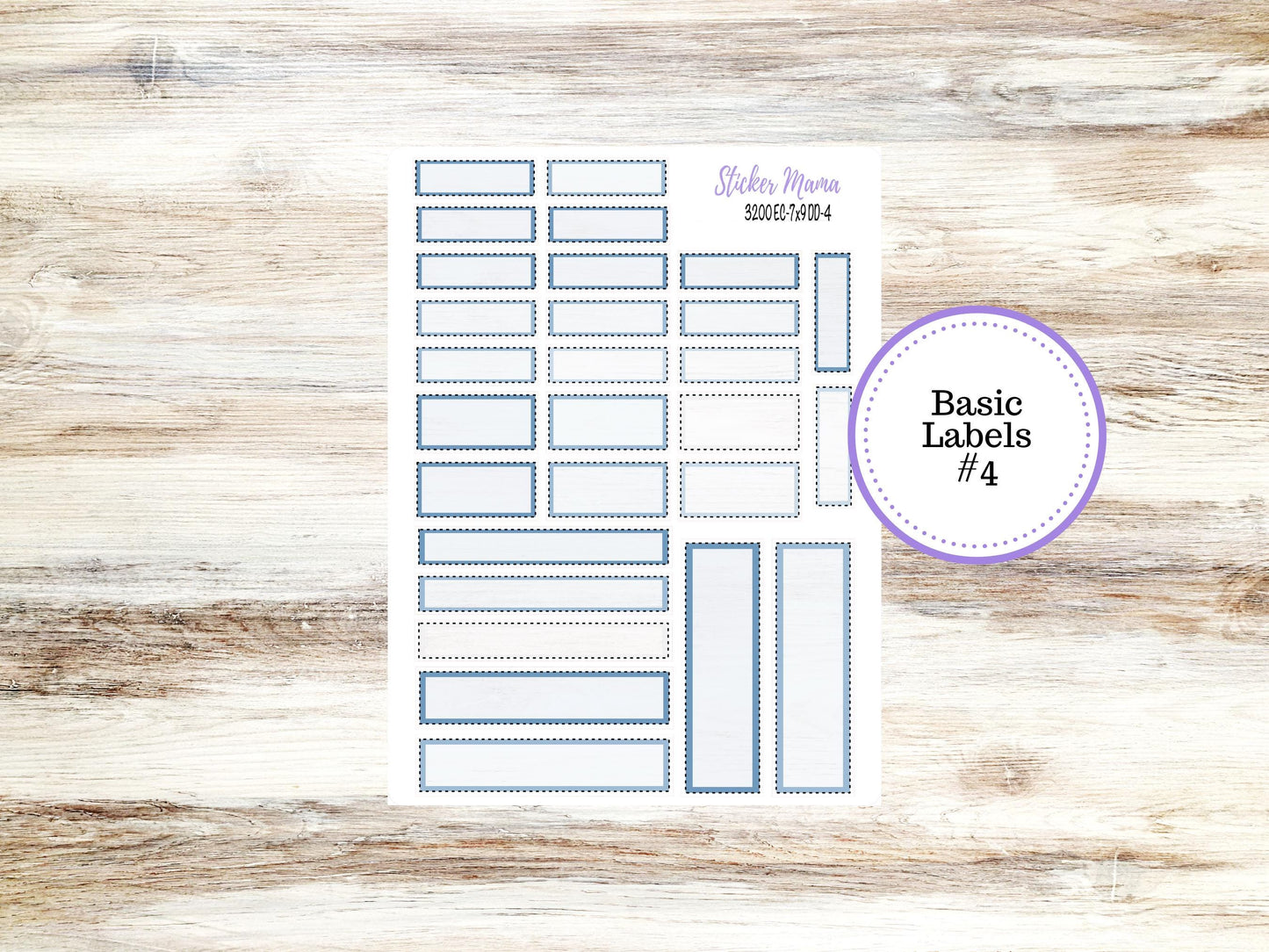 ERIN CONDREN Daily Duo Planner Kit DD-3200 || Blue Blossom || Daily Duo Planner Sticker Kit || Erin Condren ||