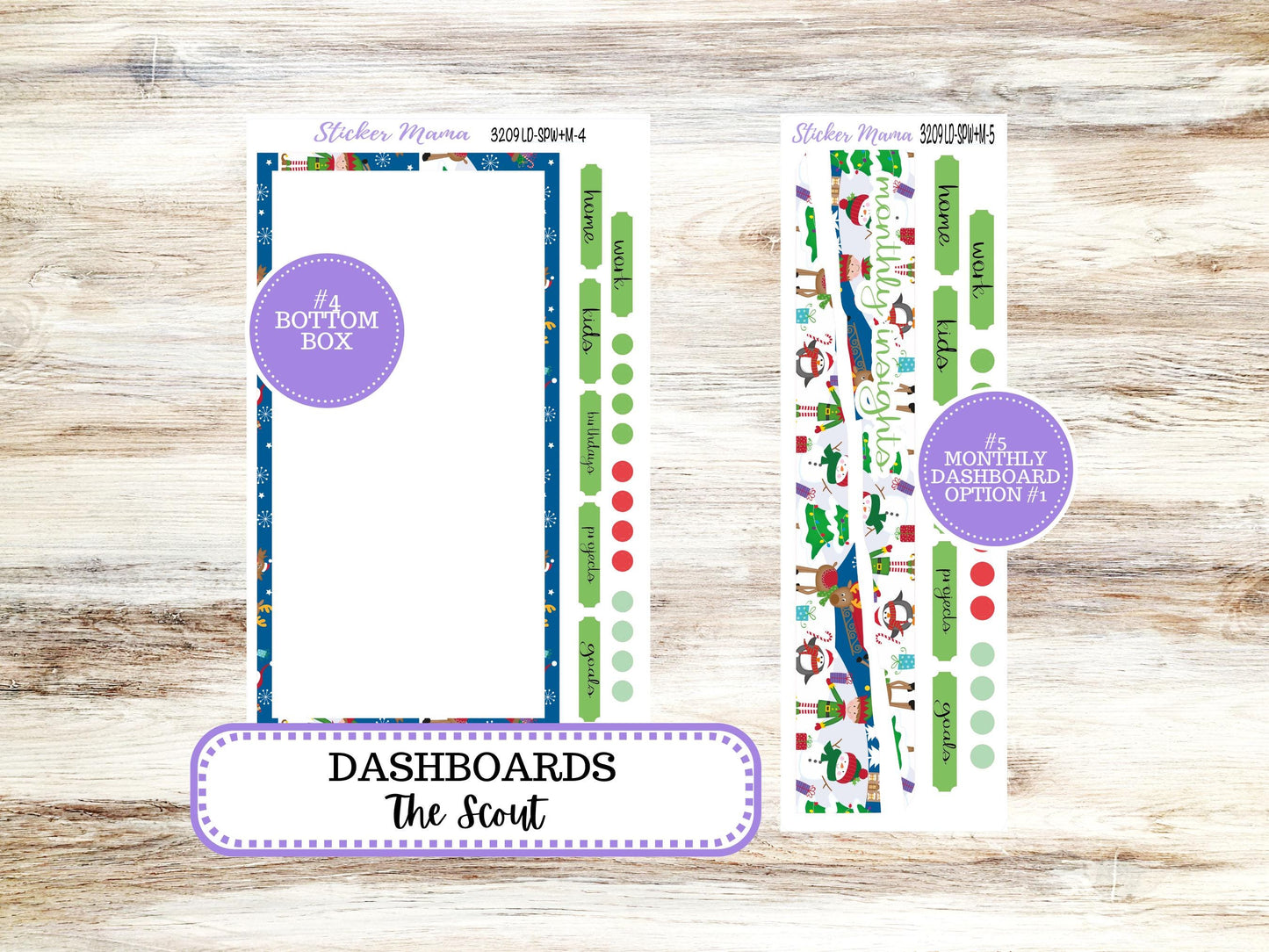 LD Small "The Scout" || PORTRAIT Weekly + Monthly Planner Kit #3209 || Jolly Pines || Laurel Denise Kit Portrait || 10-25
