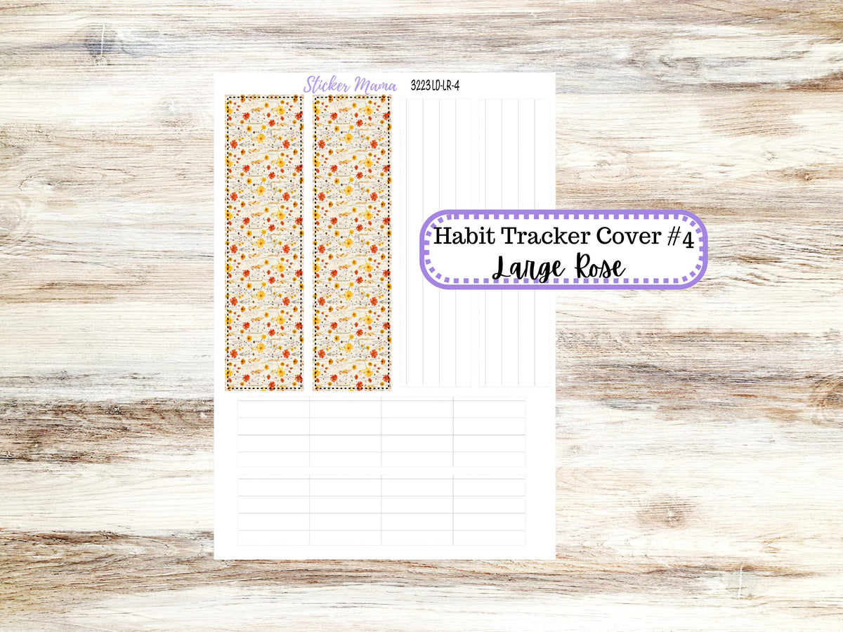 Laurel Denise Large Rose Planner Sticker Kit | November Fall Pressed Flowers 3223 | 8-26