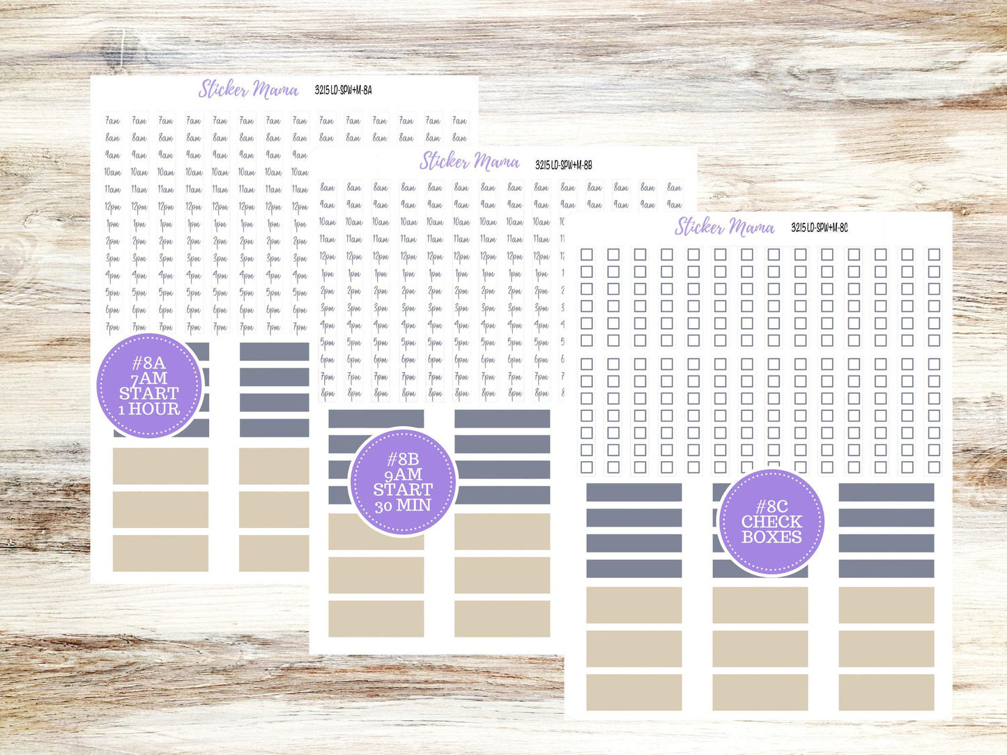 Laurel Denise Small Scout Planner Sticker Kit | Portrait Weekly + Monthly | Choose Your Month Charming Roses #3215 | 1-26