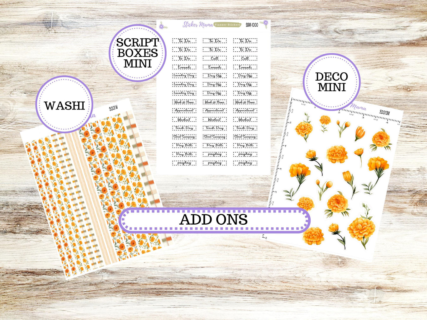Laurel Denise Small Anne and Nancy Planner Sticker Kit | Small Week + Month | Choose your own Month 3201 Fall Colors | 5-26