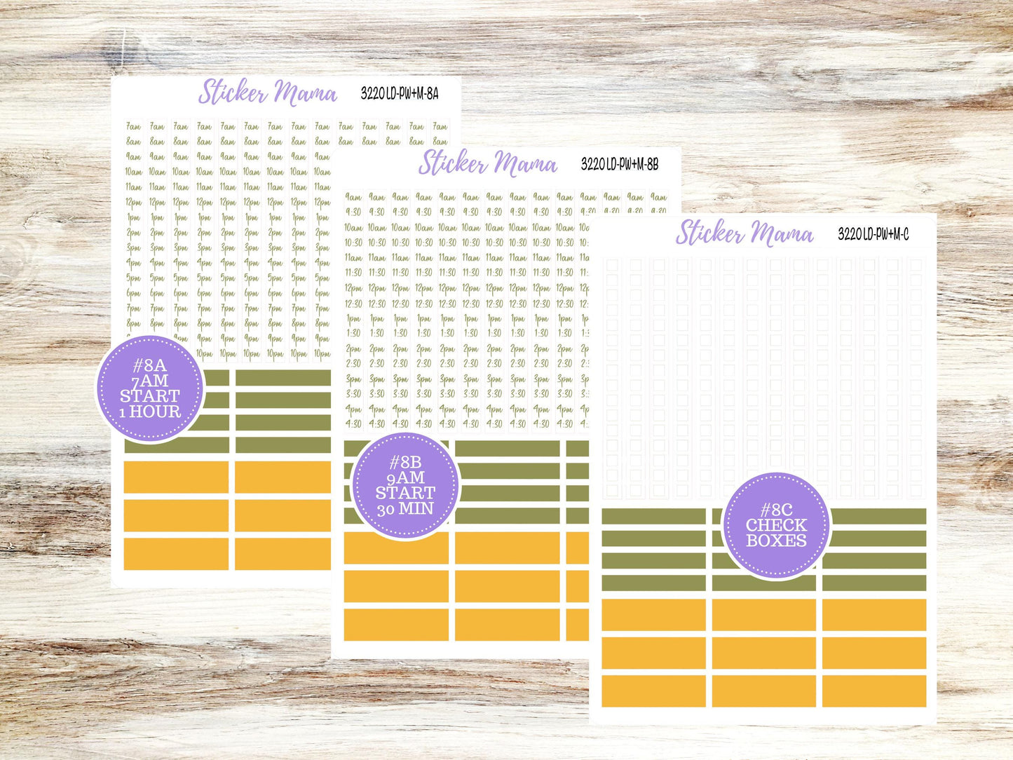 Laurel Denise Large Scout Planner Sticker Kit | Portrait Weekly + Monthly | Month of your Choice Fall | 3220 Sunflower Harvest | 6-26