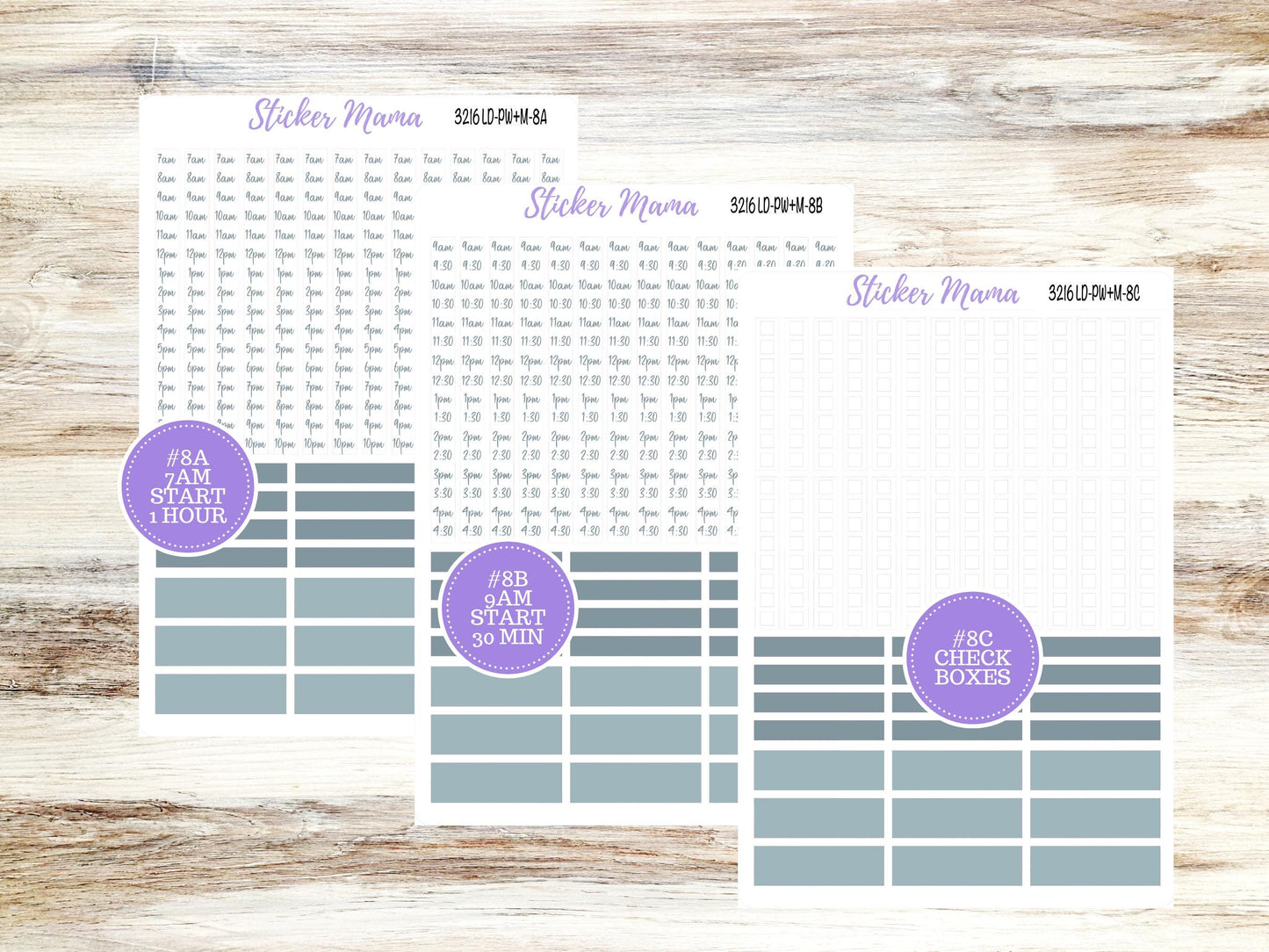 Laurel Denise Large Scout Planner Sticker Kit | Portrait Weekly + Monthly | June Chic Roses #3216 | 3-26