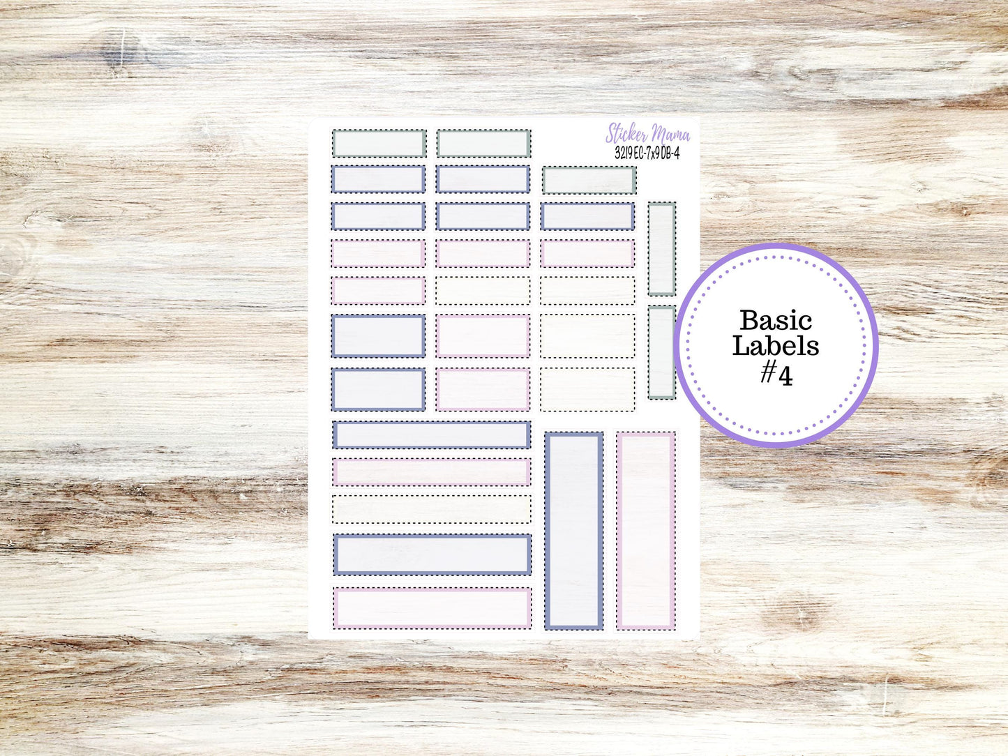 Erin Condren Dashboard Planner Sticker | Kit DB-3219 Tropical Trinkets