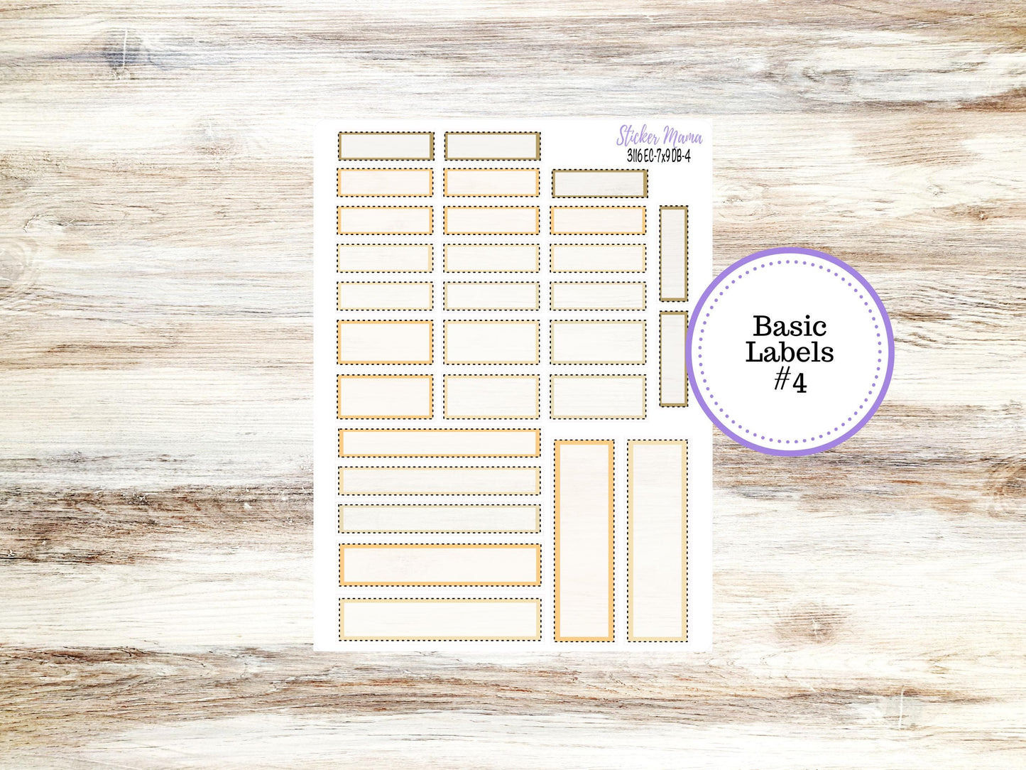 Erin Condren Dashboard Planner Kit DB | 3116 Pumpkin Spice