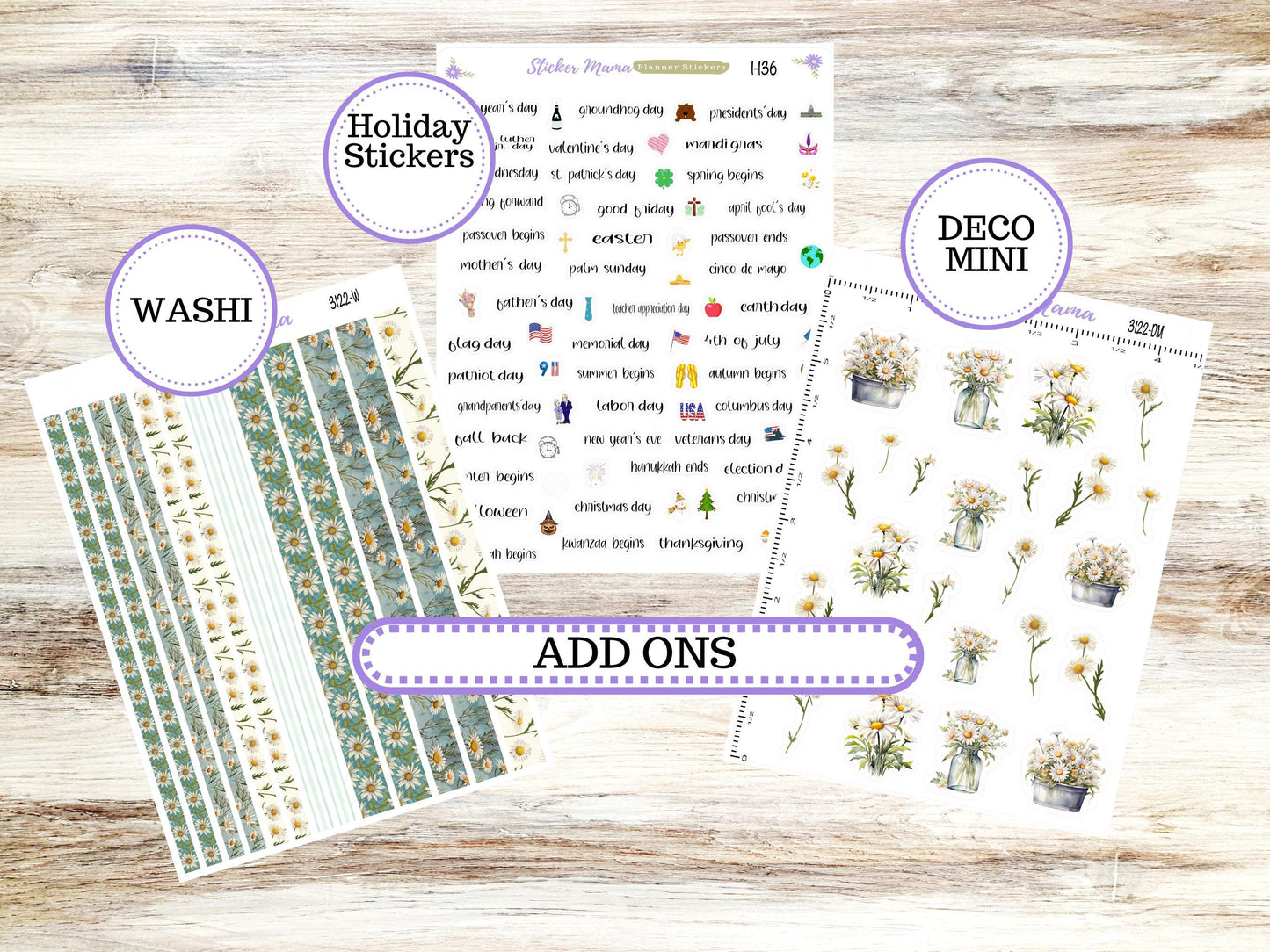 LD Small "The Scout" || PORTRAIT Weekly + Monthly Planner Kit #3122 || Vintage Bloom || Laurel Denise Kit Portrait  || 11-25