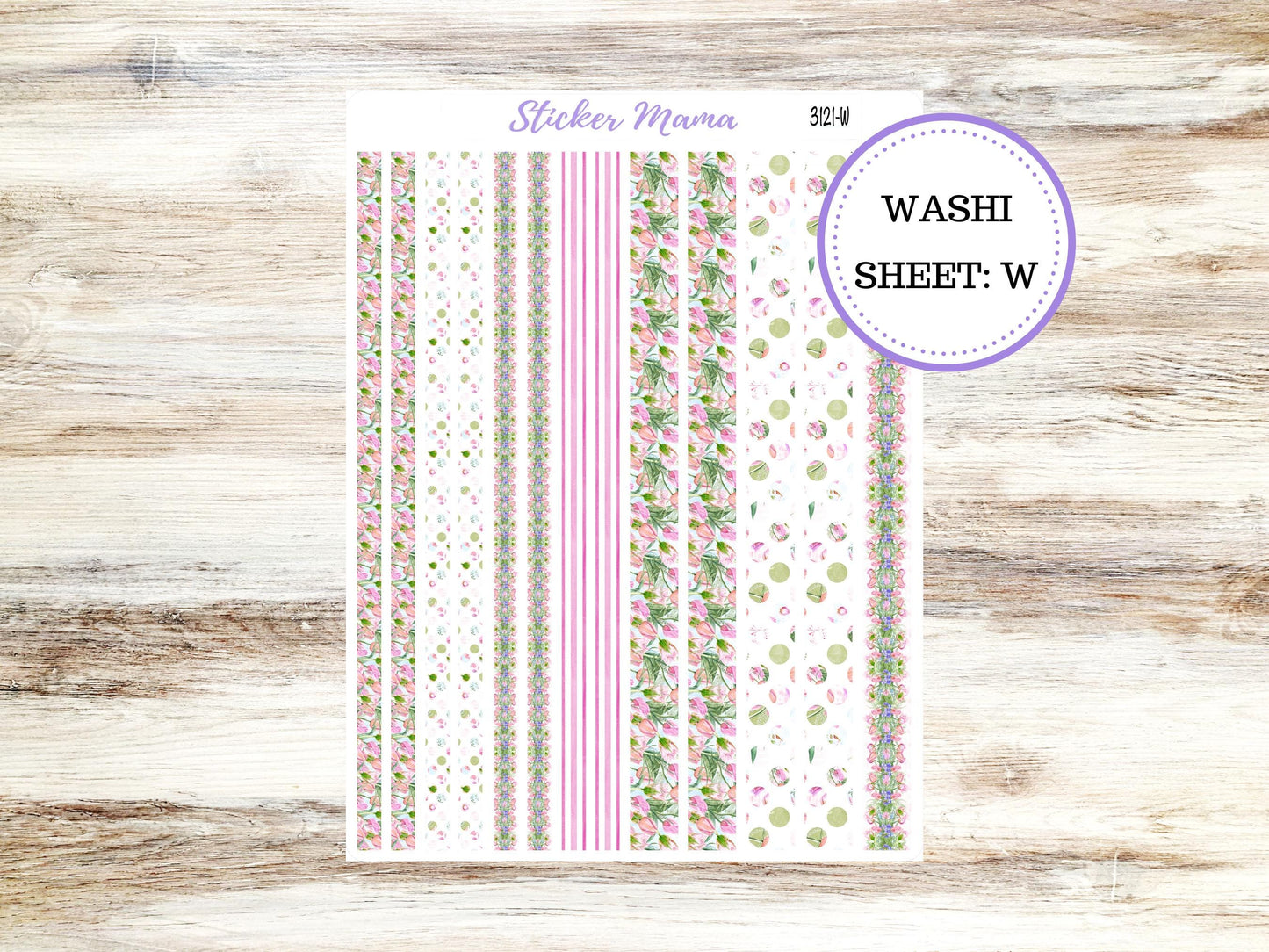 WASHI PLANNER STICKERS || 3121 || Easter Petals || Washi Stickers || Planner Stickers || Washi for Planners