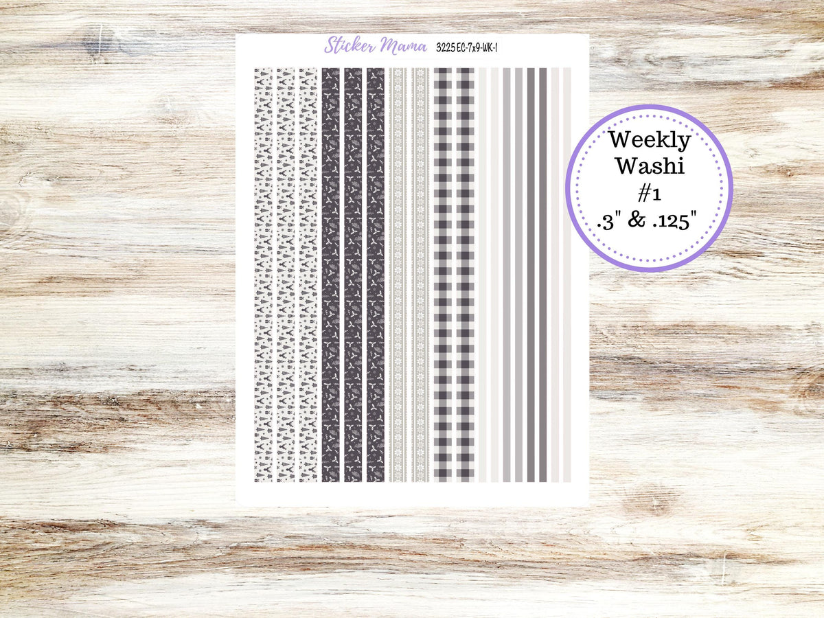 Erin Condren Weekly Planner Kit | WK 3225 Sleek Season
