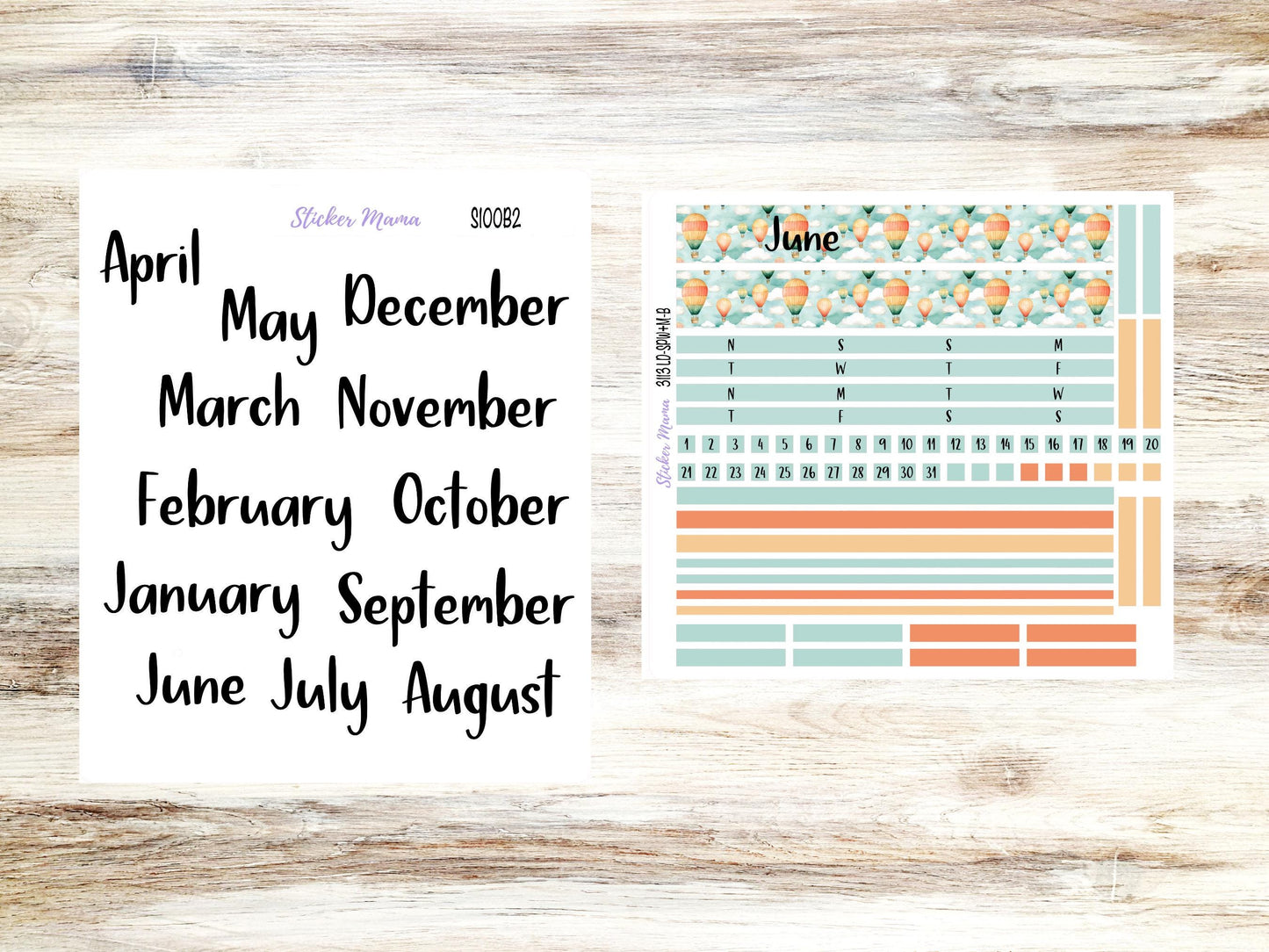 Banner Set | Laurel Denise Small Scout | Portrait Week + Month | Monthly Header Kit