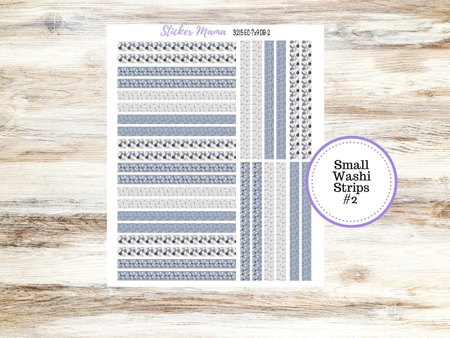 Erin Condren Dashboard Planner Sticker Kit | DB-3215 Charming Roses
